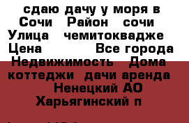 сдаю дачу у моря в Сочи › Район ­ сочи › Улица ­ чемитоквадже › Цена ­ 3 000 - Все города Недвижимость » Дома, коттеджи, дачи аренда   . Ненецкий АО,Харьягинский п.